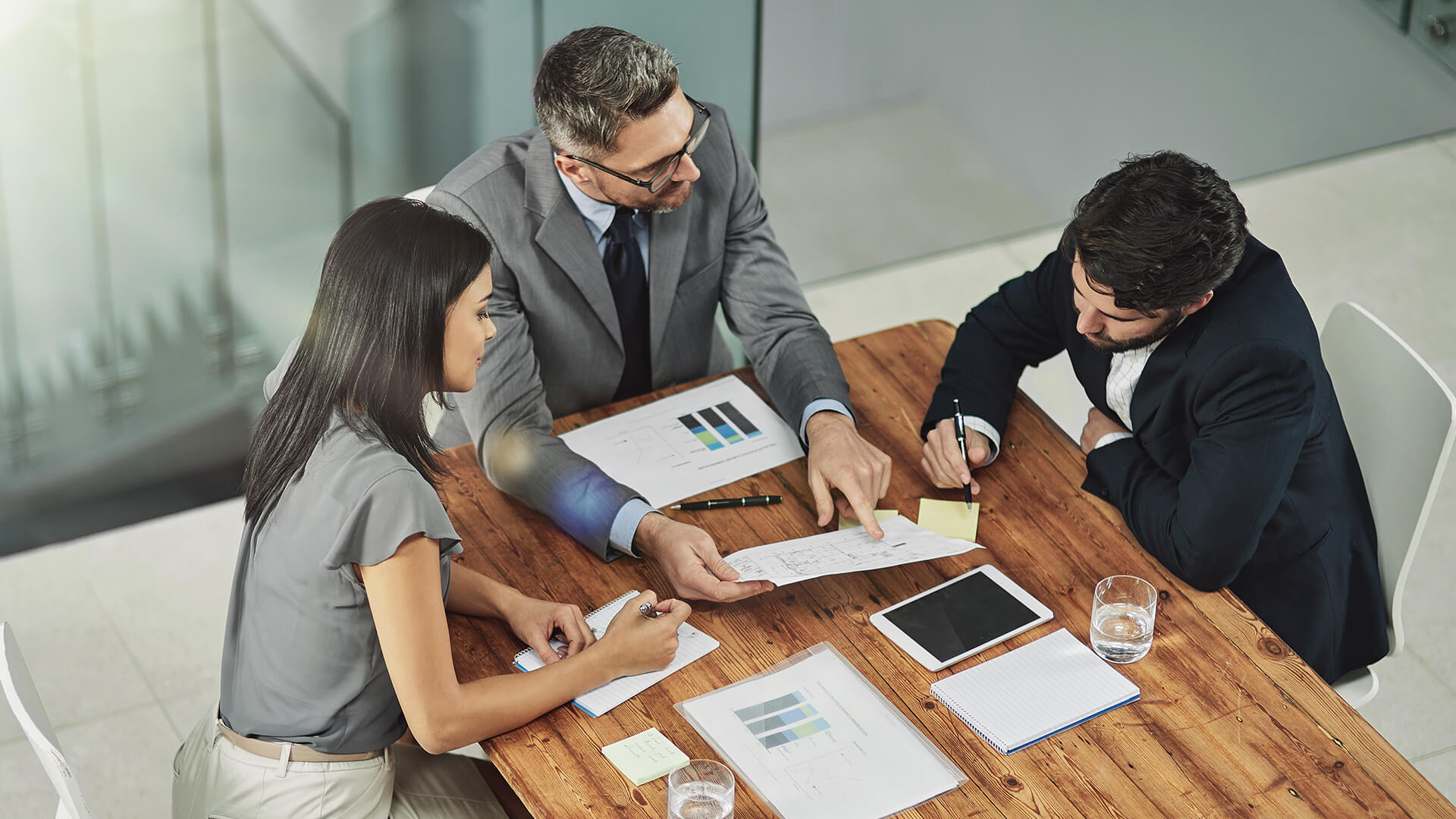 Procurement team working with a client to maintain the schedule of their CapEx project.